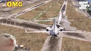 Hilarious Landing Ever 😂 | Gta V Funny Moments 😆 #73