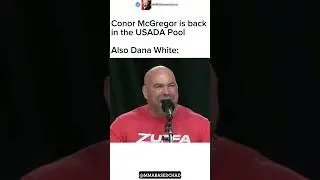 Conor McGregor is back in the USADA testing Pool #ufcmemes #mma #ufc