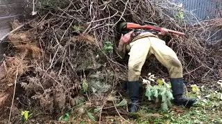 Soldier killed in a garden 22
