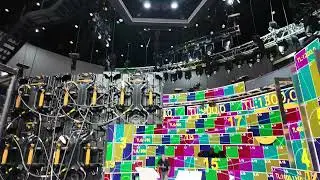 Building the Set: Trump v Harris 2024