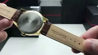 Rel&oacute;gio Technos Masculino Dourado Executive 2115UAP/0X
