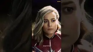 Captain Marvel in &ldquo;The Marvels&rdquo;#brielarson #themarvels  #mcu #new #shorts #justprincethings