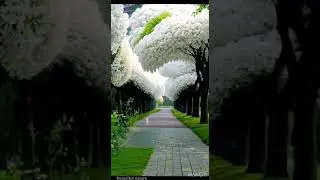So beautiful of white flowers in winter  #duet #movie #shorts #short #winter