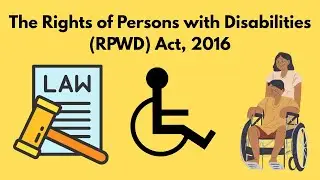 RPWD Act, 2016 //The Rights of Persons with Disabilities (RPWD) Act, 2016 #specialedhub