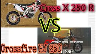 Cross X 250R vs Crossfire HJ 250|comparision video|specifications|subscribe