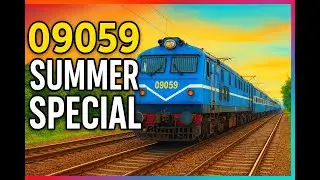 🔴 Indian Train Simulator | 09059 Khurda Road Summer Special  | CRv1 | Live Journey #train #shorts 🇮🇳