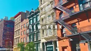 Summers in SoHo New York | Walking Tour in 4K