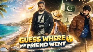 Saying Goodbye 😢✈️ | Dropping My Friend at the Airport (Pakistan to Cyprus)