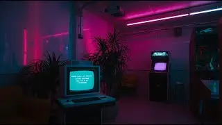 Neon Arcade Memories 🕹️ Synthwave & LoFi Mix | 80s Nostalgic Chill Background Music (Royalty Free)