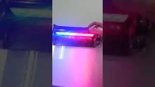 8 LED Red Blue Yellow Blue Car Police Strobe Flashing Light Dash Emergency Warning 3 Flashing Fog Li