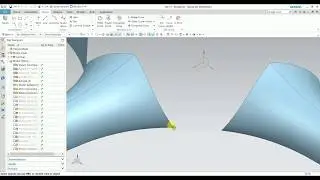 SIemens Nx Bridge curve Nx Siemens CAD surface design