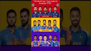 &ldquo;T20 World Cup: Team India Ka Evolution 💙🧡&rdquo;#shorts #cricket