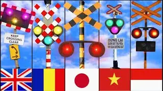 Railroad Crossing Music　#keretaapi  #fumikiri #踏切アニメ #電車走行#levelcrossing 変な音の踏切　音楽を流す