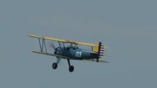 David Brown, Stearman 03 Aerobatic Ride at the Flying Circus Airshow, Bealeton, Virginia on 7/3/11