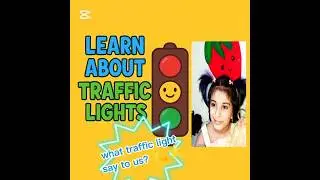 Learn about traffic lights🚸🚥🚦💫⭐ #trendingshorts #foryou #traffic #travel #kidslearning #cute