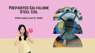 S250GD Prepainted Galvalume Steel Coils (PPGL) to India