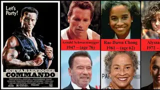 Commando Cast (1985) | Then and Now