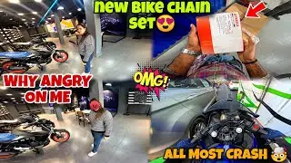 WHY ANGRY ON ME 😡// ALL MOST CRASH 🤯Kawa h2r 