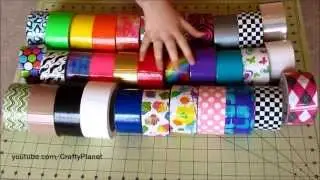 My Duct Tape Rolls Collection - 33 Rolls!!  (Duct Tape Crafts, Duct Tape Tutorial, Duck Tape)