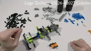 Lego Technic Race Truck 42026+42027 Combo Speed Build