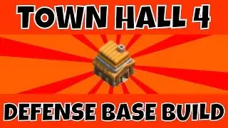 Clash of Clans: Town Hall 4 Defense Base (CoC TH4 Defense) Best TH4 Defense Base - 2015