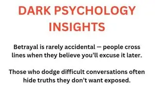 DARK PSYCHOLOGY INSIGHTS
