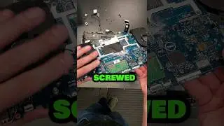 H2 Oh Crap! Water Cooled Gaming Laptop #shorts #laptoprepair #computerrepair