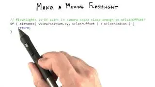 Make a Moving Flashlight - Interactive 3D Graphics