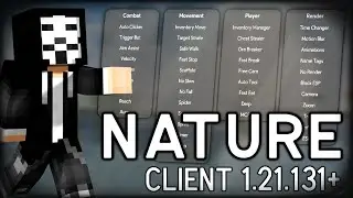 *Best* Minecraft Bedrock 1.21.131 Cheats | Nature Hack Client 🌳