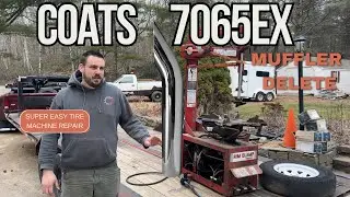 I Bought a Tire Machine....Immediately Straight Piped it! | Coats 7065ex Repair |