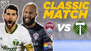 Six Goals, Penalty Save & SNOW?! | Colorado Rapids 3-3 Portland Timbers Classic Soccer Highlights