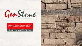 MyGenStoneDIY - Desert Sunrise Wall by Robert | Faux Stone Home Improvement Project