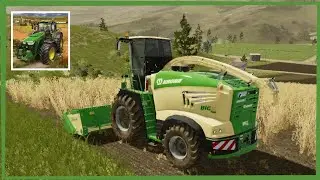 FARMING SIMULATOR 20 #10 - ramassage de la paille hachée - gameplay android ios