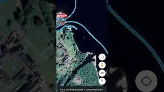 Loch Ness Monster🦕 Caught on Google Earth #shorts #viral