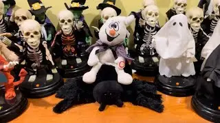 Russ Berrie 2000s Animated Spider-Riding Ghost (THRIFT STORE FIND)