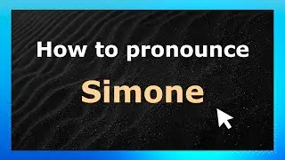 How to Pronounce Simone (French Pronunciation / France) | Pronounce Names