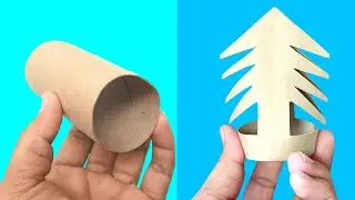 TOILET ROLL CRAFT IDEAS | TOILET PAPER ROLL CRAFT | HOW TO MAKE TREE WITH TOILET PAPER ROLL | DIY