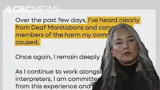 Members of Manitoba's deaf community hurt by minister's comments about ASL interpreter