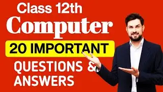 Class 12th Computer 20 Important Question Answer | UP Board Exam 2026 | कंप्यूटर के महत्वपूर्ण