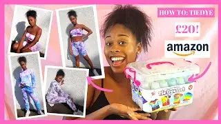 How To: DIY Tie Dye sets using Amazon kit! |Easy and Affordable