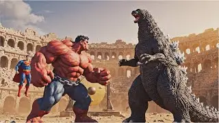 Steel vs Rage 💥 Superman vs Red Hulk Full Fight  Episode 9