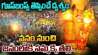Medaram Sammakka-Saralamma Jatara | వనం నుంచి జనంలోకి సమ్మక్క తల్లి..| BIG TV