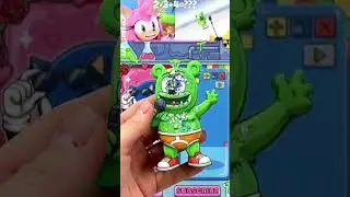 Cool Sonic & Gummy Bear Unbxoing glitter! #sonic #gummybear #shorts