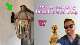 How to Install a Gas Lamp | Gas Line Stubbed Out