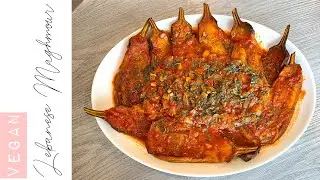 The BEST Lebanese Maghmour | A vegan eggplant dish in a tomato sauce 🇱🇧