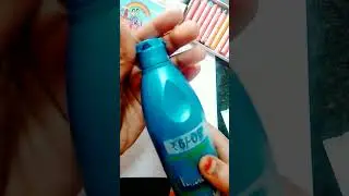 How to blend your wax crayons easily😍😍 easy way to blend your wax crayons😎😎#youtubeshorts #craftidea