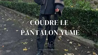 Tuto couture Yume - pantalon barrel taille haute, braguette zipp&eacute;e et poches