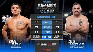 Colin Wells vs. Derek Bell - Fusion Fight League: Smith vs Miller
