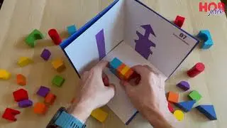 Árnyéképítő kockák - Logikai, térbeli, feladatlapos építőjáték