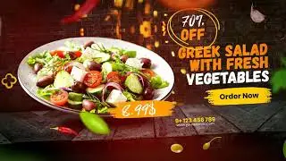 Restaurant Menu promo free after effects templates 2021 || project file in description